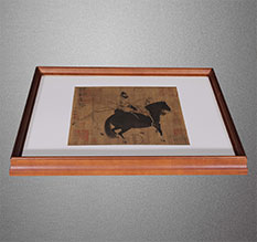 郏县书画装裱配框服务案例